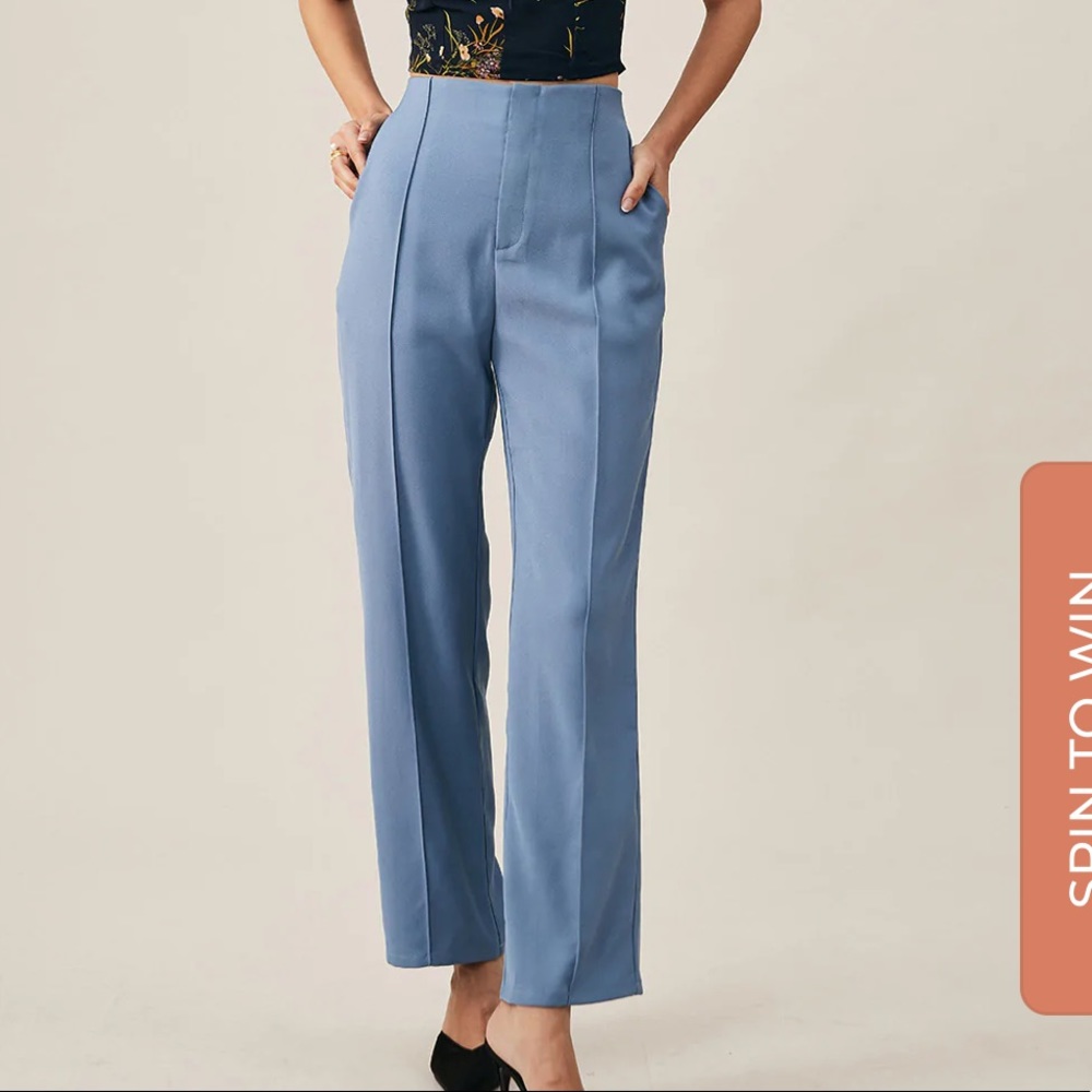 Rihoas Blue Slacks - Size L (fits like M)